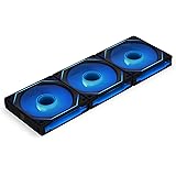 リアンリー(Li LIAN LI) ケースファン 「UNI FAN」シリーズ UNI FAN SL INFINITY 120 ブラック 3Pack デイジーチェーン リバーシブルケーブルモジュール インフィニティーミラー搭載 日本正規代理店品