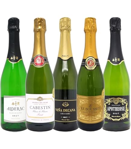 Amazon.co.jp: シャンパン製法入り 超コスパ 極上辛口スパークリング5