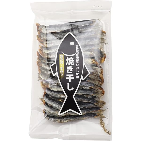 Amazon.co.jp: いわし焼干し 55g 【青森特産品】鰯の頭と