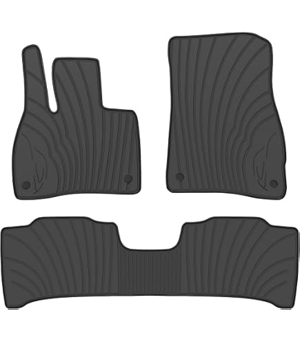 ToughPRO Black Rubber Floor Mats For Mercedes-Benz EQE SUV 2023-2025 – Heavy Duty, Lifetime Warranty