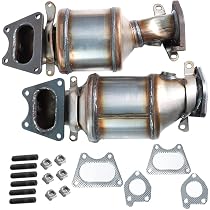 2008-2012 Honda Accord Pilot Ridgeline 3.5L Catalytic Converter Set (Bank 1 & 2) – Direct Bolt-On, Stainless Steel