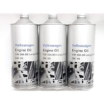 Amazon | 3本セット VW 純正 エンジンオイル 504 00 J0VJD3F11 1L 4