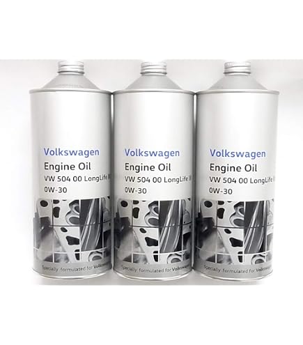 Amazon | 2本セット VW 純正 エンジンオイル 504 00 J0VJD3F11 1L 4