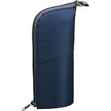 コクヨ ペンケース 筆箱 ペン立て ネオクリッツ ネイビー×ブルー F-VBF180-2 本体サイズ:h195xw85xd50mm/材質/表材・内装:ポリエステル、芯材:ｐｐ/45g
