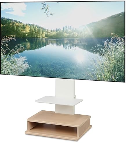 Amazon.co.jp: WALL V2E テレビスタンド ロータイプ ホワイトオーク