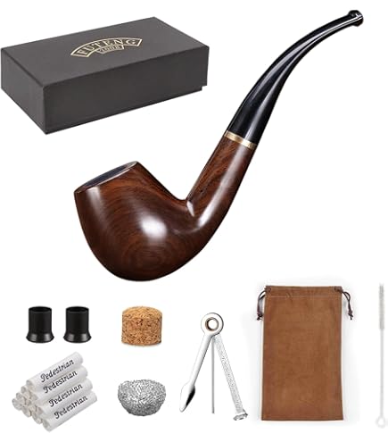 Amazon.co.jp: 長いタバコ喫煙パイプ、ヴィンテージメンズハンドメイド