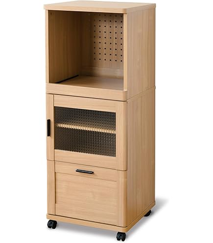 Amazon｜大川家具 ハーティーカンパニー レンジボード 50㎝幅A