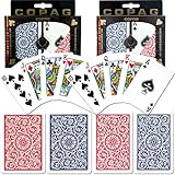 Copag Poker and Bridge Regular Index Set Of 2 Cards (Blue/Red) [並行輸入品]