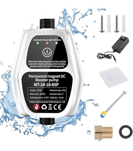 Amazon | Poafamx 全自動ブースターポンプ 最大流量25L/min 最大揚高20 Amazon | Poafamx 全自動ブースターポンプ 最大流量25L/min 最大揚高20