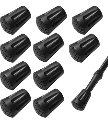 Amazon | トレッキングポールチップ 交換用プロテクター ゴム足