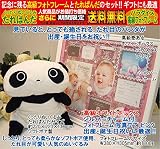 高級フォトフレーム（パラダイス・ピンク）と（たれぱんだ）ぬいぐるみのセット、出産祝い、出産記念ギフト、誕生日プレゼント、誕生日ギフト、送料無料(沖縄と離島を除く)