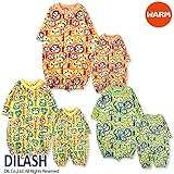 (ディラッシュ) DILASH 冬'15 時計柄２WAY長袖ベビードレス＆カバーオール F(50～70cm) ライム