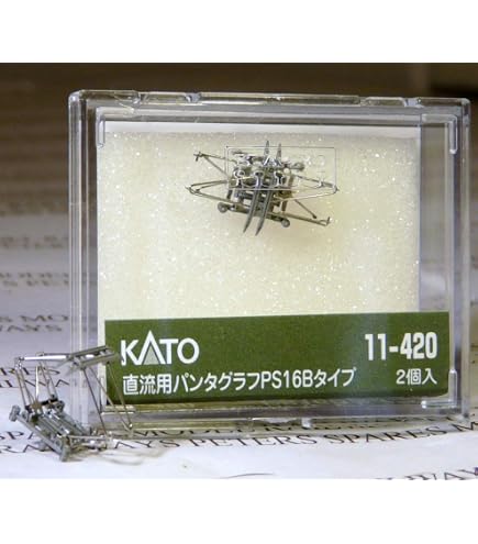 Kato 11-419 N Scale Pantograph – PS16 Type For DC Model Trains