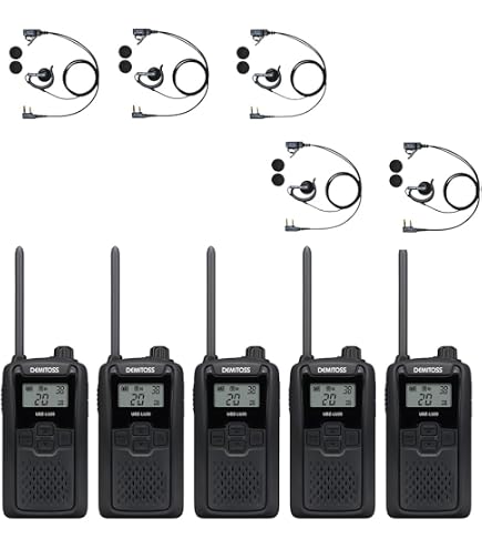 Amazon | 4台セット (本体4台とイヤホンマイク4個)ケンウッド インカム