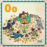Marmont Hill vintage-kids ' Owl 'キャンバス壁アート 32" x 32" MH-KIDCUR-200-C-32