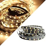 Lighten Glimmer 5050 LED Strip DC12V 60Led/M Black PCB Board 5M/Roll 300LEDS Non-Waterproof LED Flex