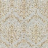 Mirage 987-56567 Traditions IV Consuela Light Blue Damask Wallpaper by Brewster