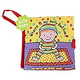 JOLLYBABY 布の絵本 さわって発見 動物いっぱい 英語付き (かくれんぼ)