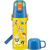 スケーター(Skater) 子供用 ステンレス 水筒 2way 直飲み 470ml コップ飲み 430ml トイストーリー 23 子供に優しい軽量タイプ 男の子 保温・保冷ディズニー waterbottle スポーツボトル かわいい キッズ 子供 こ