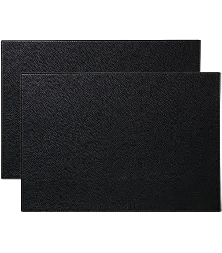 Amazon｜尺4ランチョンマット長角 黒 WK532B｜ランチョンマット