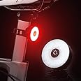 ziyue セーフティーライト 自転車 テールライト usb充電式 高輝度led 防水 4点灯モード リアライト