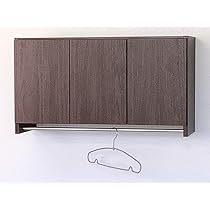 【値下げ（市価の約1/3）】吊戸棚　 壁面キャビネット ダークブラウン 値下げ（市価の約1/3）】吊戸棚 壁面キャビネット ダーク