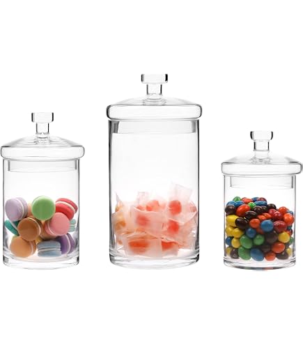 RIDGED GLASS BISCUIT JAR | ﻿Rex London