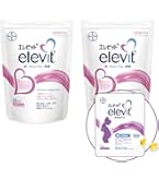 Amazon | 【公式】エレビット Elevit 90粒×2袋／60日分 葉酸サプリ【妊