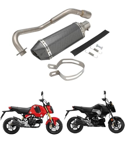専用HMS ホンダ グロム MSX125 DELTA デルタ SUS マフラー グロム（ホンダ） HMS ホンダ グロム MSX125 バイクマフラー EBJ-JC61