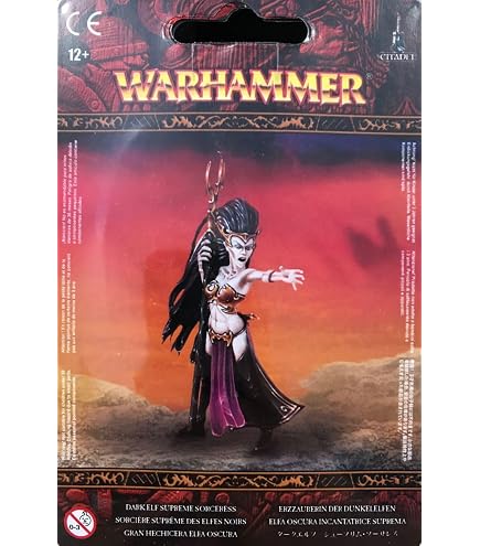 送料無料◇WARHAMMER/ウォーハンマー ： DARK ELF DREADLORD ON BLACK