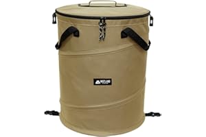 ヴァストランド VASTLAND ポップアップトラッシュボックス アウトドア キャンプ用 ゴミ箱 クイックフラップ付き