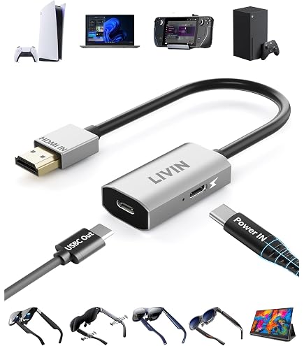 Amazon.co.jp: PeakDo HDMI - USB Cアダプター 4K@60Hz、ARメガネ用