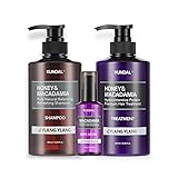 【KUNDAL/クンダル】シャンプー500ml＆トリートメント500ml＆ヘアセラム100ml #アカシアモリンガ＃ハニー＆マカデミアヘアケア３種セット＃華やかで優雅なフローラルの香り#詰め替え用#リフィール＃ヘアオイル＃ネイチャーシャンプー＃プロテイントリートメント