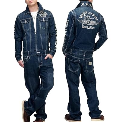 VANSON フライングスター つなぎ オールインワン刺繍 XL 楽天市場】バンソン フライングスター刺繍 つなぎ オールインワン