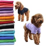 24HOURS Tシャツ 綿100% 無地 日替わり シンプル コットン 小型犬 中型犬 KM045TS 首回り(28-44cm) 胸囲(46-64cm) 2XLサイズ G : ピンク