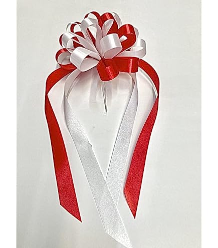 Amazon.co.jp: 紅白振分リボン 約48mm幅・長さ約30m 赤白リボン : ホビー