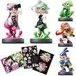 スプラトゥーン amiibo5種セットA (シオカラーズセット[アオリ/ホタル]・ガール・ボーイ・イカ) (【Amazon.co.jp限定】オリジナルステッカー3種 同梱)