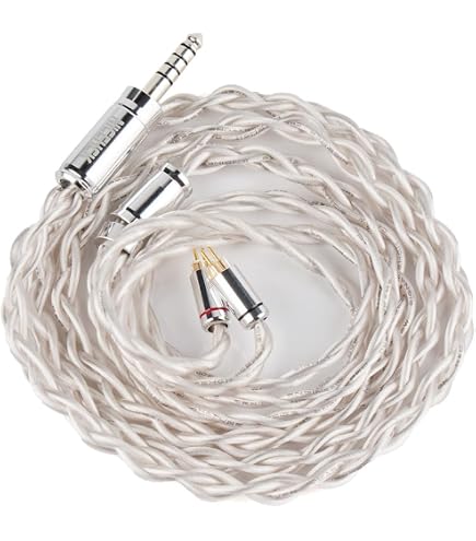 Amazon | 【JSHiFi-Zeus】2pin4.4mmリケーブル8芯 単結晶銅銀メッキ