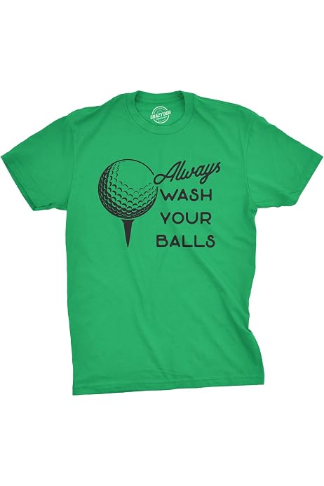 T shirt Funny Graphic Golfing Tee 
