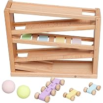 Amazon | 木製おもちゃのだいわ 吊橋ミニコースター（パステルカラー