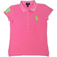 Ralph Lauren(ラルフローレン) ガールズ,ビッグポニー半袖鹿の子ポロシャツ#313550817 [並行輸入品]
