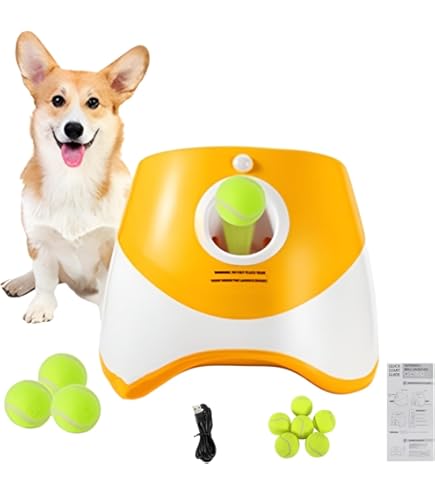 Amazon | インタラクティブ自動ボールランチャー犬のおもちゃ、犬の