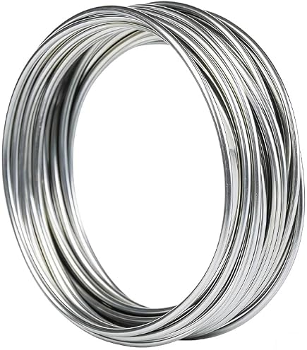 Amazon | アルミ アートワイヤー ゴールド 太さ2.5mm×長さ7.5m 25-1