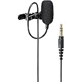 オーディオテクニカ ATR3700 カメラ用 ラべリアマイク ピンマイク AUX 外付け モノラル 3.5mmミニプラグ / プラグインパワー/小型/配信/動画撮影/Vlog 【国内正規品】