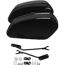 Amazon | TCMT ビビッドブラックサドルバッグ ハーレー