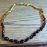 Baby Baltic Amber Teething Necklace - Beans - Multi-Color [並行輸入品]