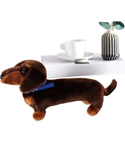 Amazon.co.jp: Kudjnfhya ダックスフント 座っている犬のぬいぐるみ