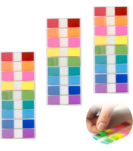 Amazon.co.jp: Shinkito 付箋 半透明 極細ふせん 付箋 細い フィルム