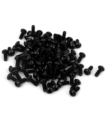 Small Socket Screws Small Machine Screws M2x4mm Button Head Hex Socket Screws - 100pcs ...