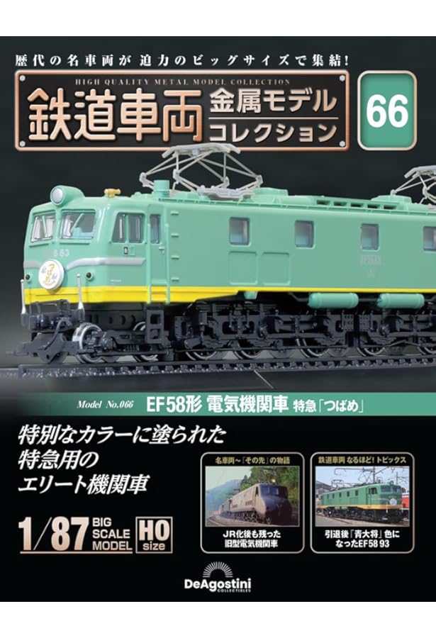 鉄道車両 金属モデルコレクション 第65号(EF510-500形 電気機関車 特急